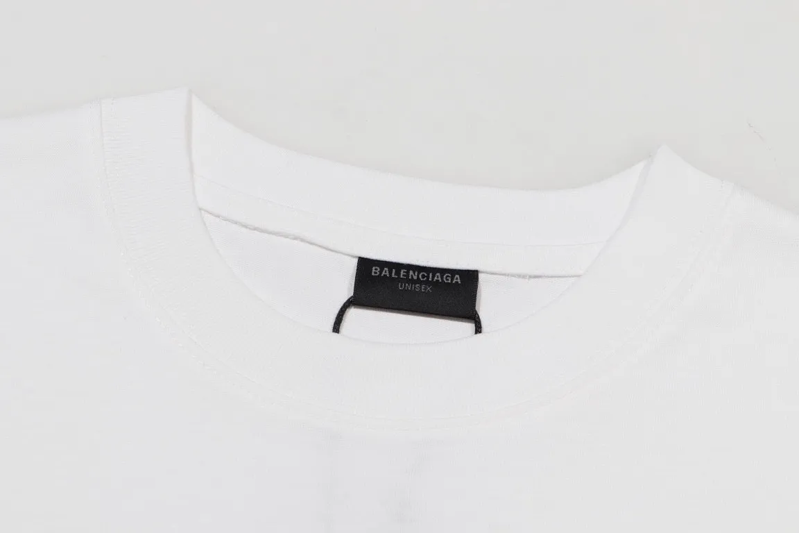 #「 Quality」 《BALENCIAGA 》24SS Classic T Quality - 2 - os 220 -26 280g - 320g - Quality ：Black White Size: XS-S-M-L